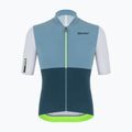 Santini Redux Istinto fluor green men's cycling jersey 2S94475REDUXISTIVFS