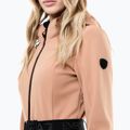 Women's ski suit EA7 Emporio Armani Pure Softshell Jumpsuit mocha mousse 3