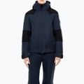 Men's ski jacket EA7 Emporio Armani Elitary Fashion fancy blue herringbo