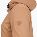 Women's ski jacket EA7 Emporio Armani Pure Softshell mocha mousse 3