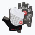 Women's cycling gloves Castelli Rosso Corsa 2 white