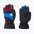 Children's ski gloves Dainese Hp Scarabeo black taps/high risk red/lapi