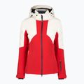 Women's ski jacket Dainese Zives Aerosense-Dry lily white/racing red