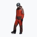 Men's ski jacket Oakley Canopy Pro Insulated dark umber/flame red 2