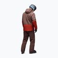 Men's ski jacket Oakley Canopy Pro Insulated dark umber/flame red 3