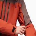 Men's ski jacket Oakley Canopy Pro Insulated dark umber/flame red 5