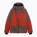 Men's ski jacket Oakley Canopy Pro Insulated dark umber/flame red 6