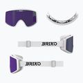 Ski goggles Briko Pulse white/purple 5
