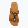 Women's flip-flops Scholl New Bogota Wedge Med cognac/multi 5