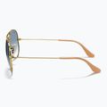 Sunglasses Ray-Ban Aviator Classic arista gold/light blue 7