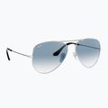Sunglasses Ray-Ban Aviator Classic silver/light blue