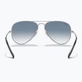 Sunglasses Ray-Ban Aviator Classic silver/light blue 5