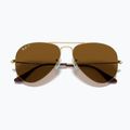 Sunglasses Ray-Ban Aviator Classic arista gold/brown polarized 3