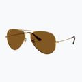 Sunglasses Ray-Ban Aviator Classic arista gold/brown polarized 4