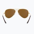 Sunglasses Ray-Ban Aviator Classic arista gold/brown polarized 5