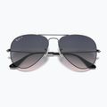 Sunglasses Ray-Ban Aviator Classic gunmetal/blue polarized 3
