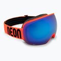 Ski goggles Neon Beam red/mirror acciaio