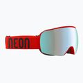 Ski goggles Neon Beam red/mirror acciaio