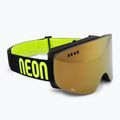 Ski goggles Neon Light black/yellow/mirror gold