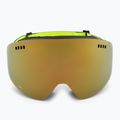 Ski goggles Neon Light black/yellow/mirror gold 2