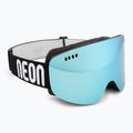 Ski goggles Neon Light black/white/mirror acciaio