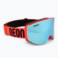Ski goggles Neon Light red/mirror acciaio