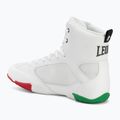 Boxing shoes LEONE 1947 Premium black/lime/blue/white 3