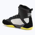Boxing shoes LEONE 1947 Premium Boxing nero/lime/black/lime 3