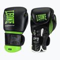 LEONE 1947 Il Tecnico N3 black/green boxing gloves 2