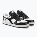 Diadora Magic Basket Low Icona Leather black/white shoes 5