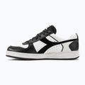 Diadora Magic Basket Low Icona Leather black/white shoes 3