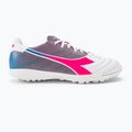 Men's Diadora Brasil Elite Veloce GR TFR football boots white/pink fluo/blue fluo 2