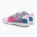 Men's Diadora Brasil Elite Veloce GR TFR football boots white/pink fluo/blue fluo 3