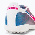 Men's Diadora Brasil Elite Veloce GR TFR football boots white/pink fluo/blue fluo 9