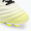 Children's football boots Diadora Brasil Elite GR LT LPU Y white/black/fluo yellow 7