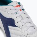Children's football boots Diadora Brasil 2 R LPU JR white/navy 8