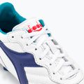 Men's football boots Diadora Brasil GR LT+ MDPU white/navy 8