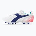 Men's football boots Diadora Brasil GR LT+ MDPU white/navy 10
