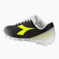 Men's Diadora Pichichi 6 MG14 black/yellow fluo/white football boots 3