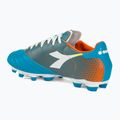 Men's Diadora Brasil Elite Veloce GR LPU blue fluo/white/orange football boots 3