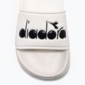 Diadora Praia bianco latte/nero slides 9