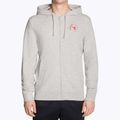 Men's Diadora Hoodie FZ Essential Sport grigio medio chiaro melange