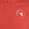 Men's Diadora Essential Sport rosso cayenne polo shirt 3