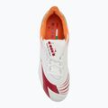 Men's Diadora Maximus Elite ITA T SLX football boots white/chili pepper/russet orange 5