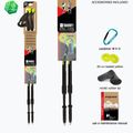 Nordic walking poles Fizan Speed yellow 7