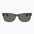 Sunglasses Ray-Ban New Wayfarer Classic matte black transparent/green g-15 2