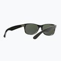 Sunglasses Ray-Ban New Wayfarer Classic matte black transparent/green g-15 6