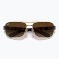 Sunglasses Ray-Ban RB3522 arista gold/brown 3