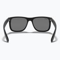 Sunglasses Ray-Ban Justin Classic matt black/silver grey mirror 5