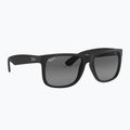 Sunglasses Ray-Ban Justin Classic matt black gum/dark grey